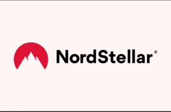 NordStellar logo with red mountain icon