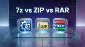 Comparison of 7z, ZIP, and RAR formats