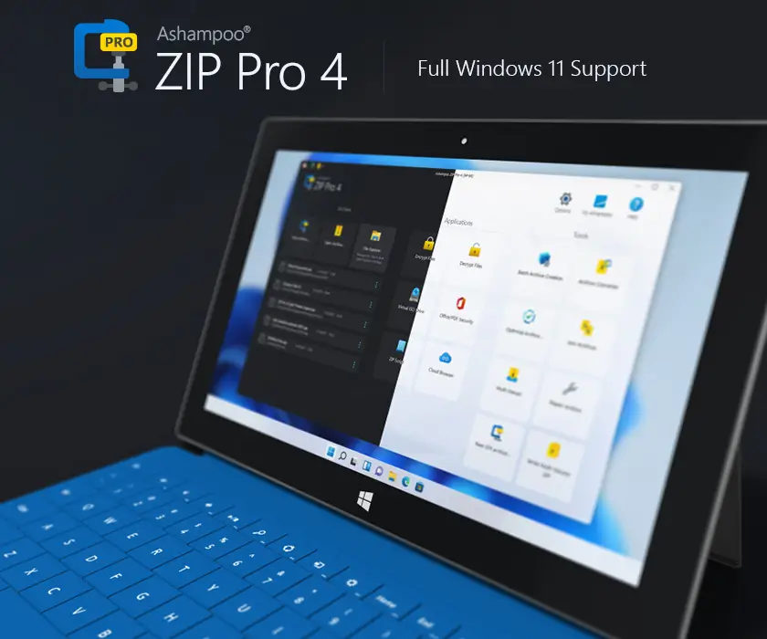 Ashampoo ZIP Pro 4 with Windows 11 support