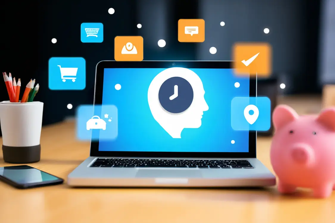 Tablet controlling smart home features remotely