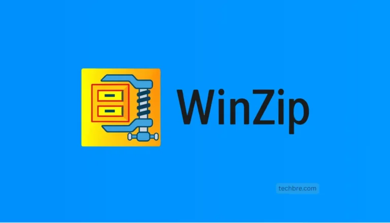 WinZip logo with file compression icon