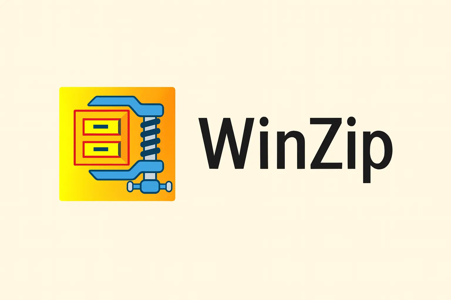 WinZip logo with compression icon