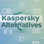 Graphic showcasing Kaspersky alternatives and features