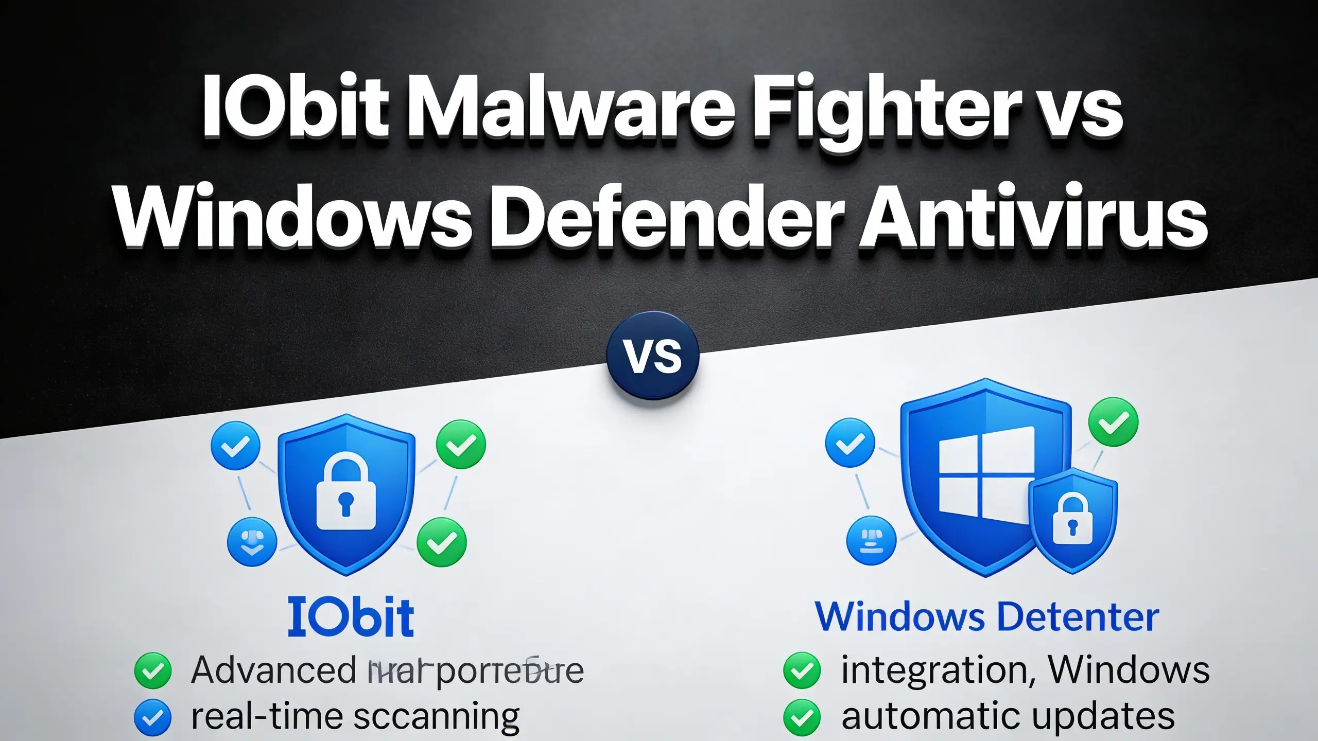 Comparison of IObit Malware Fighter and Windows Defender