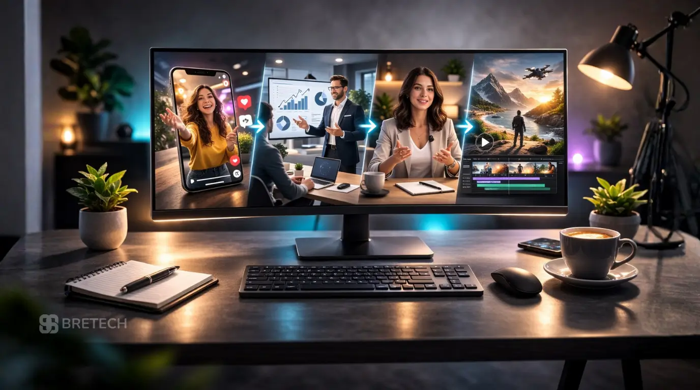 AI video generator use cases including social media, training videos, creator videos, and cinematic AI clips